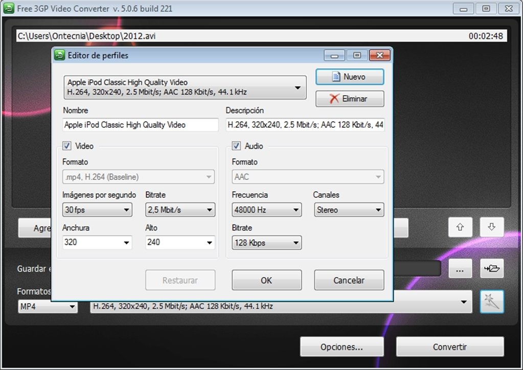 3gp video player download free software