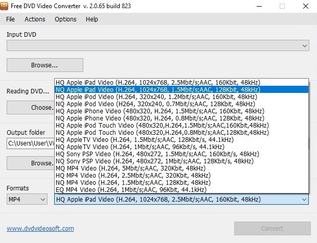 dvdvideosoft free mp4 video converter old version
