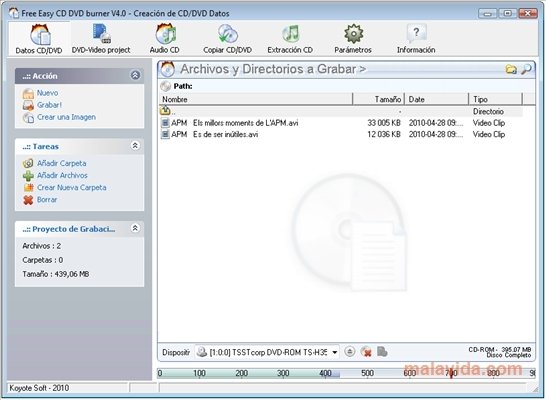 Free Easy CD DVD Burner 5.1 Download for PC Free