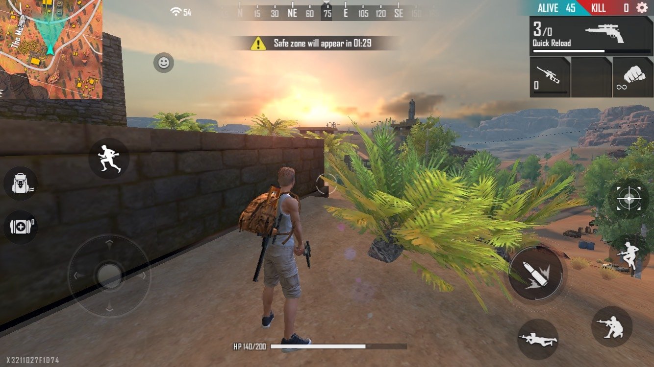 Free Fire: Battlegrounds - Primeira Partida