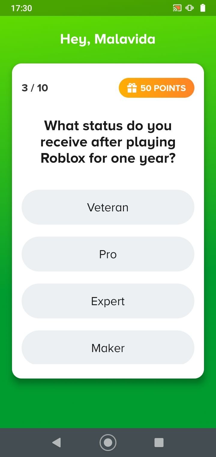 ONE ROBUX: Quiz for RBX, Apps