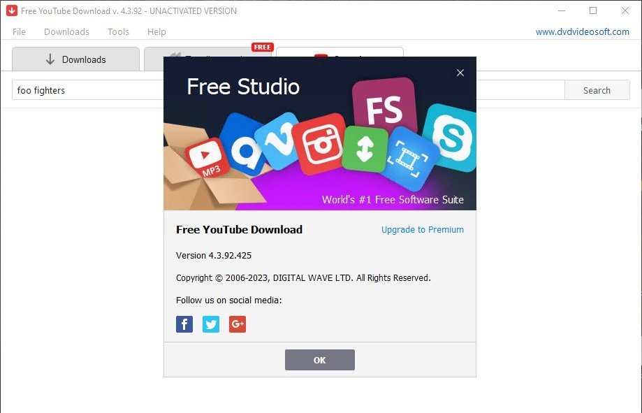 Free YouTube Download Premium 4.3.101.912 for mac download