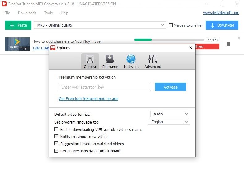 Free YouTube to Converter 4.3 - Download PC