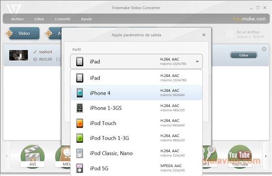 download the new for android Freemake Video Converter 4.1.13.161