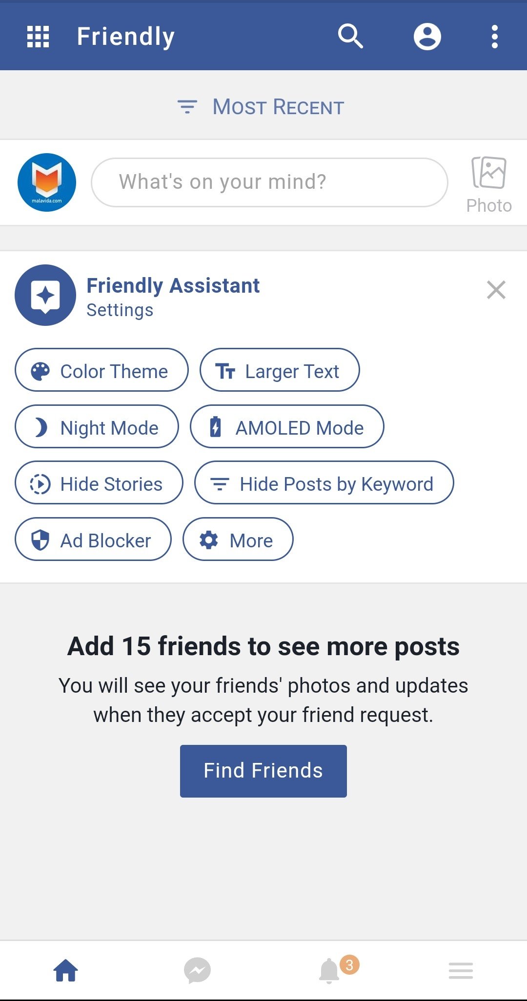 friendly for facebook