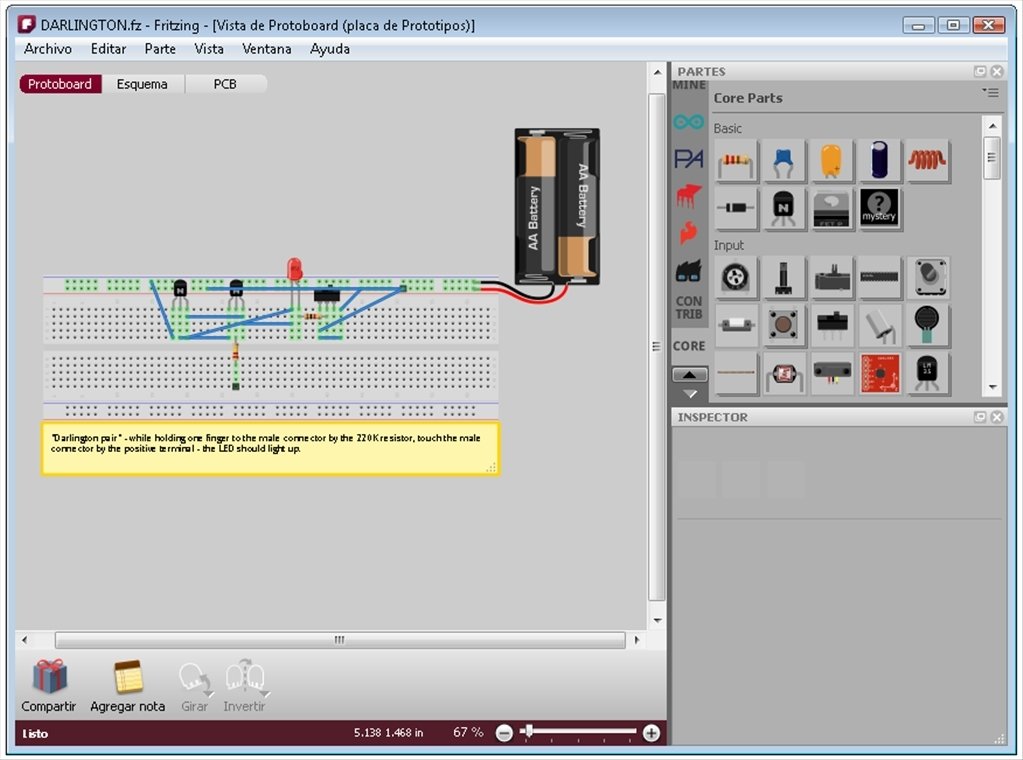 fritzing circuit simulator