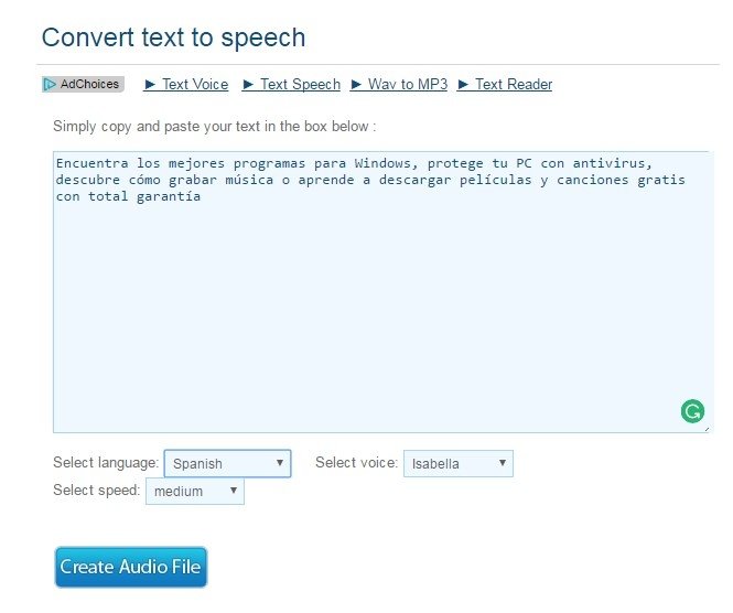 text to speech free online