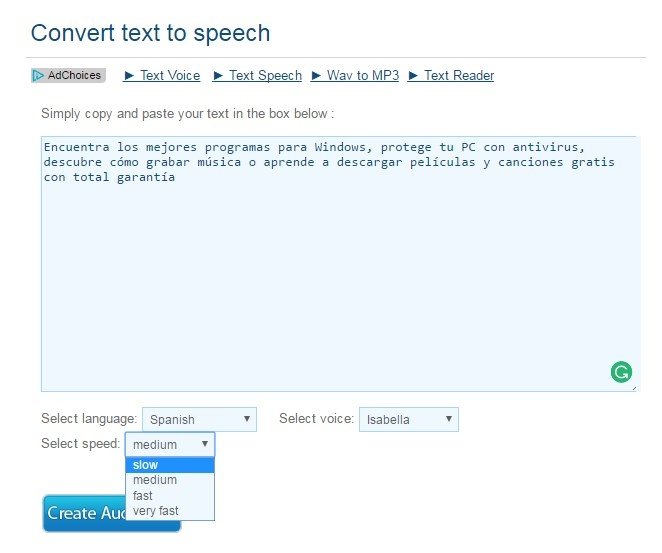 text to speech software for android phones free download