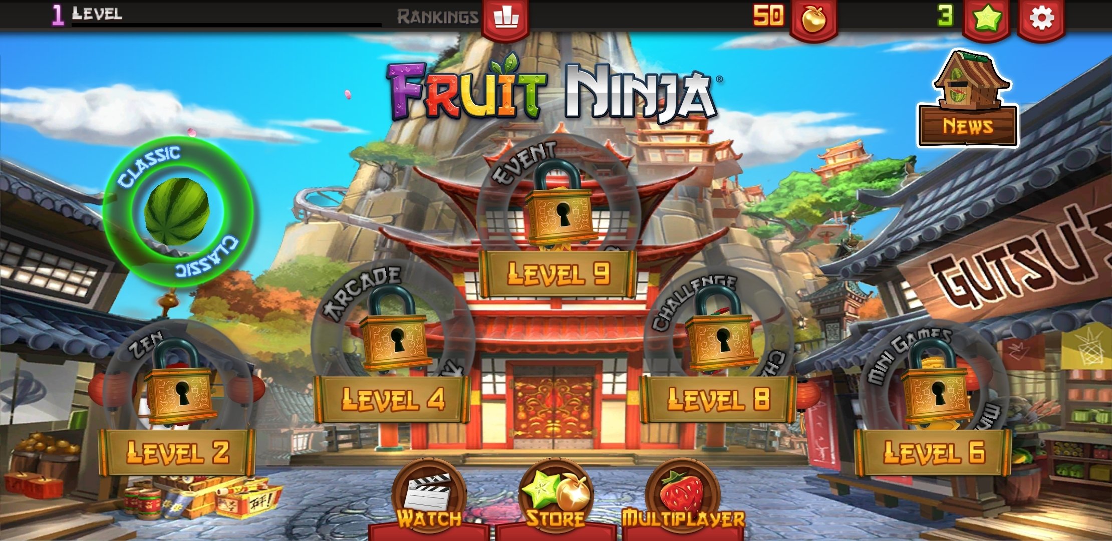 Jogue Ninja Fruits Gratuitamente em Modo Demo