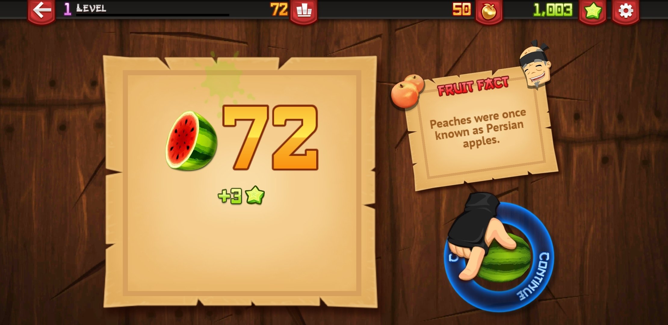 fruit cut game free for mobile