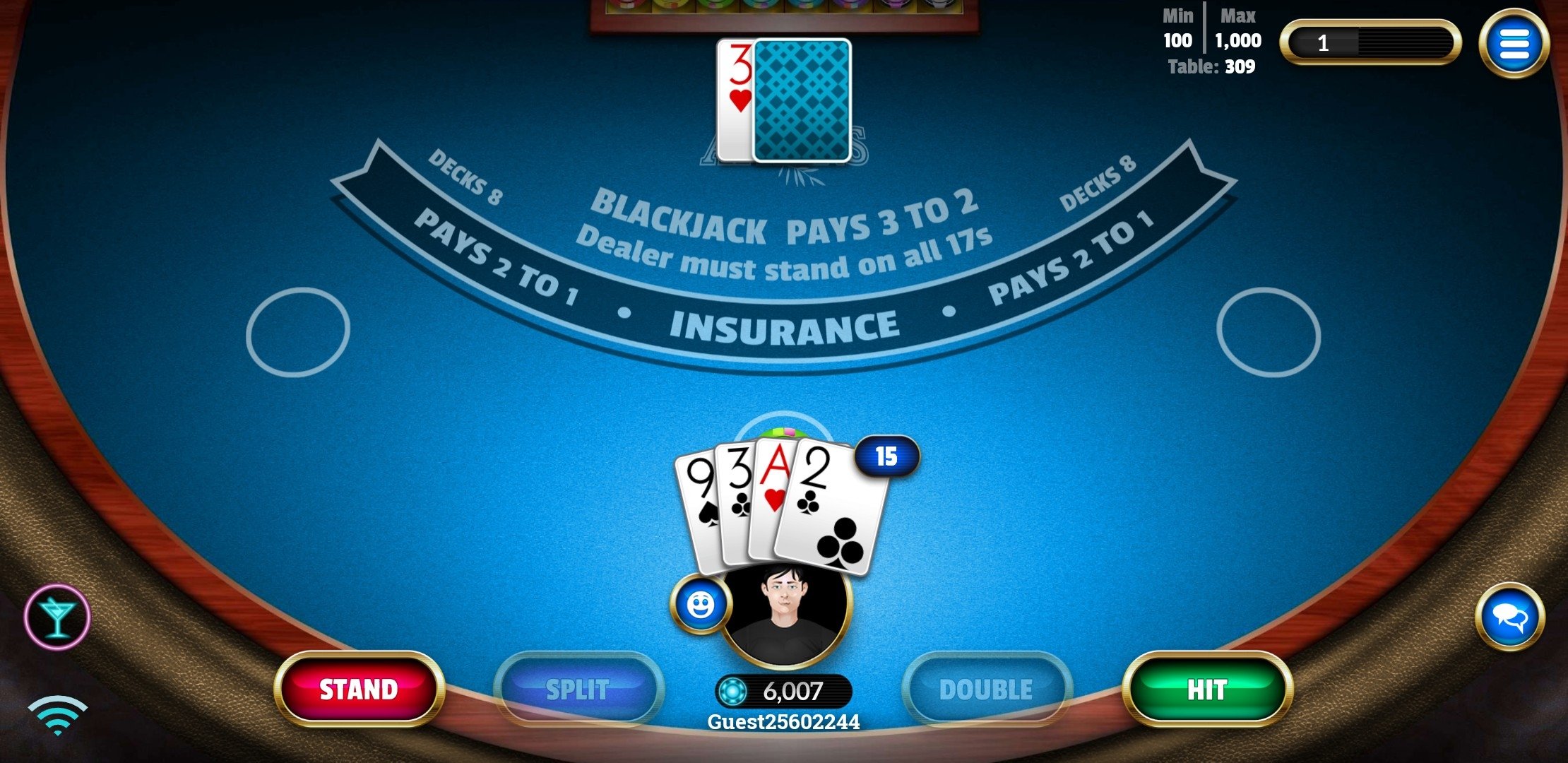 Black jack tudo em um Casino grátis e offline jogos de cartas em  2D::Appstore for Android