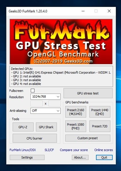 FurMark 1.20 - Download for PC Free