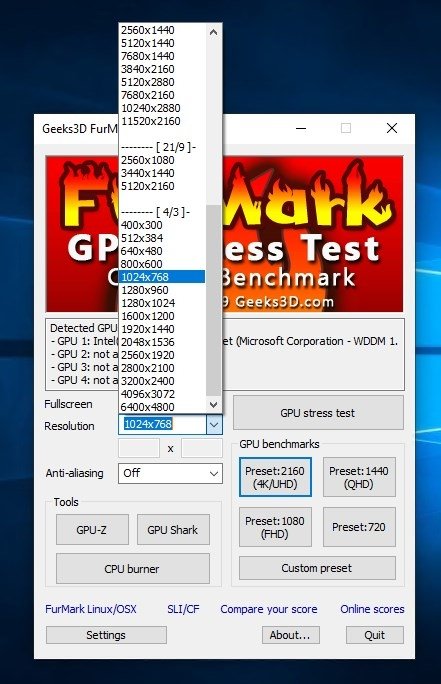 download the new for mac Geeks3D FurMark 1.37.2