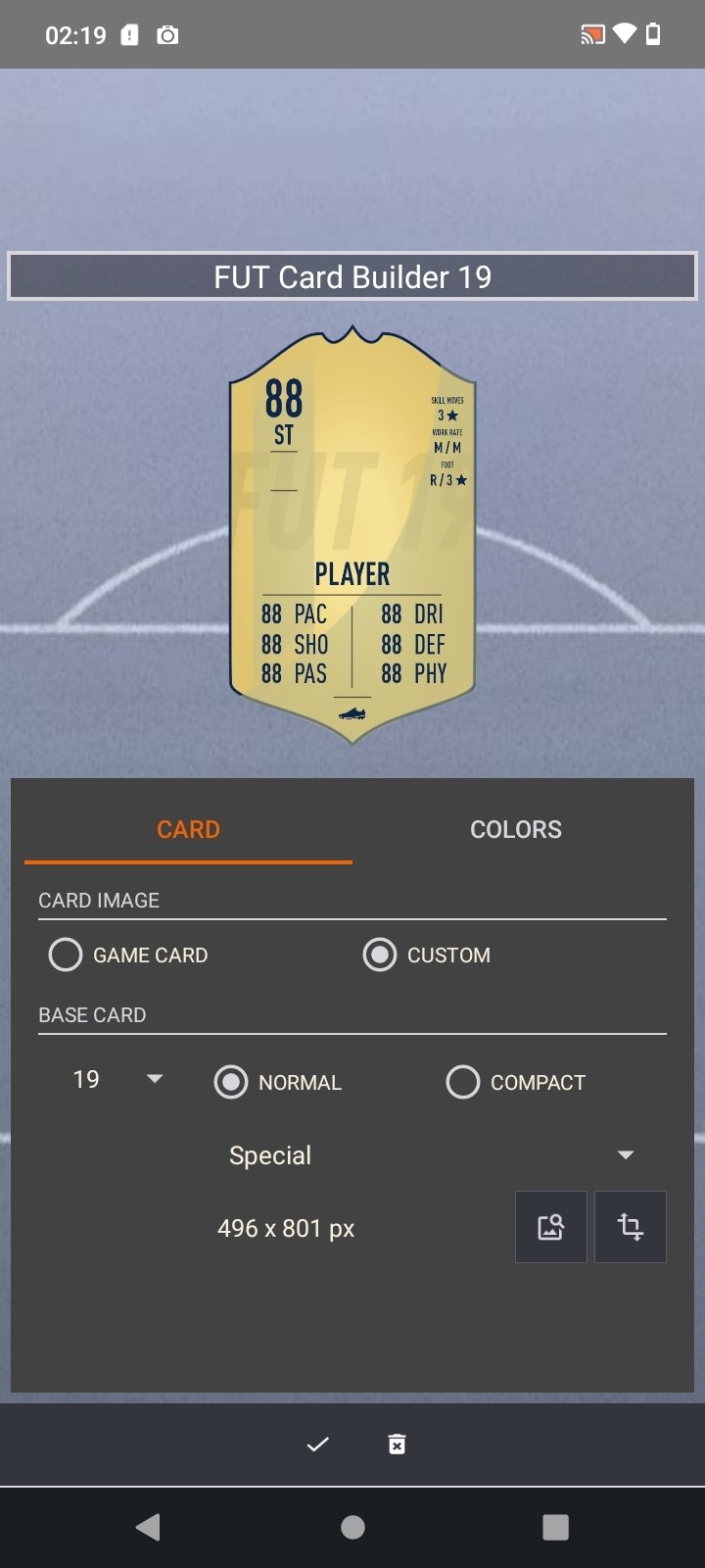 Download FUT Card Builder 22 10.0.0 for Android 