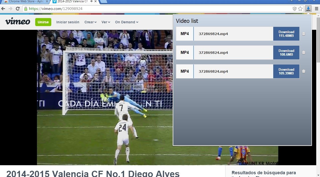 Chrome video player