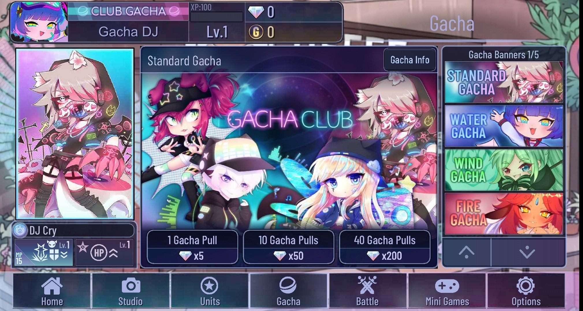 gacha cafe