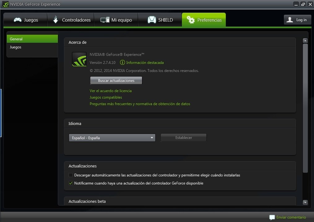 Download GeForce Experience