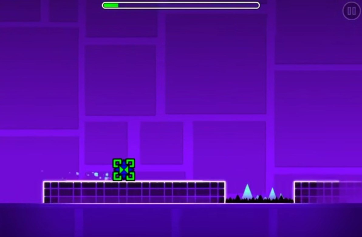 Geometry Dash Lite 2.21. Geometry Dash Lite 2.2. Press start Geometry Dash.