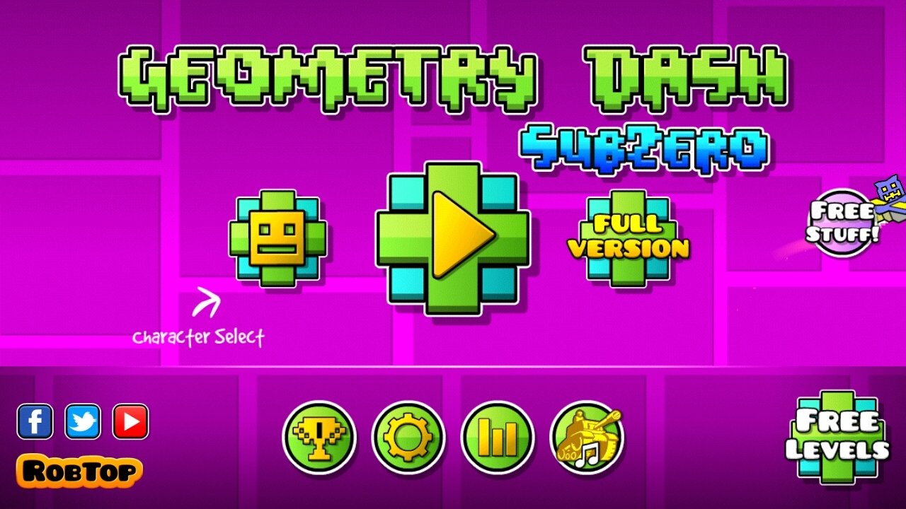 geometry dash subzero cool backgrounds