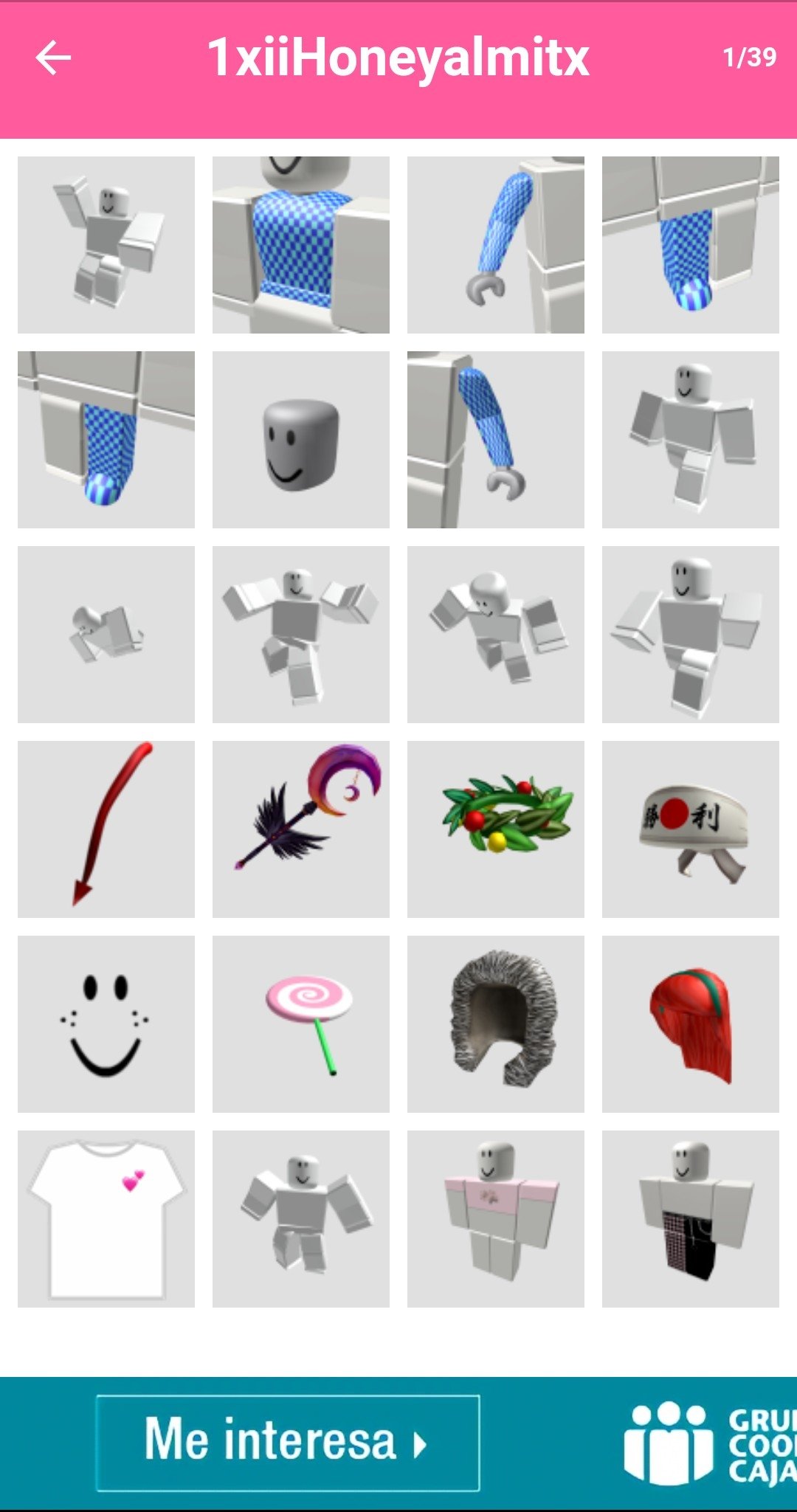 cute skin - Roblox