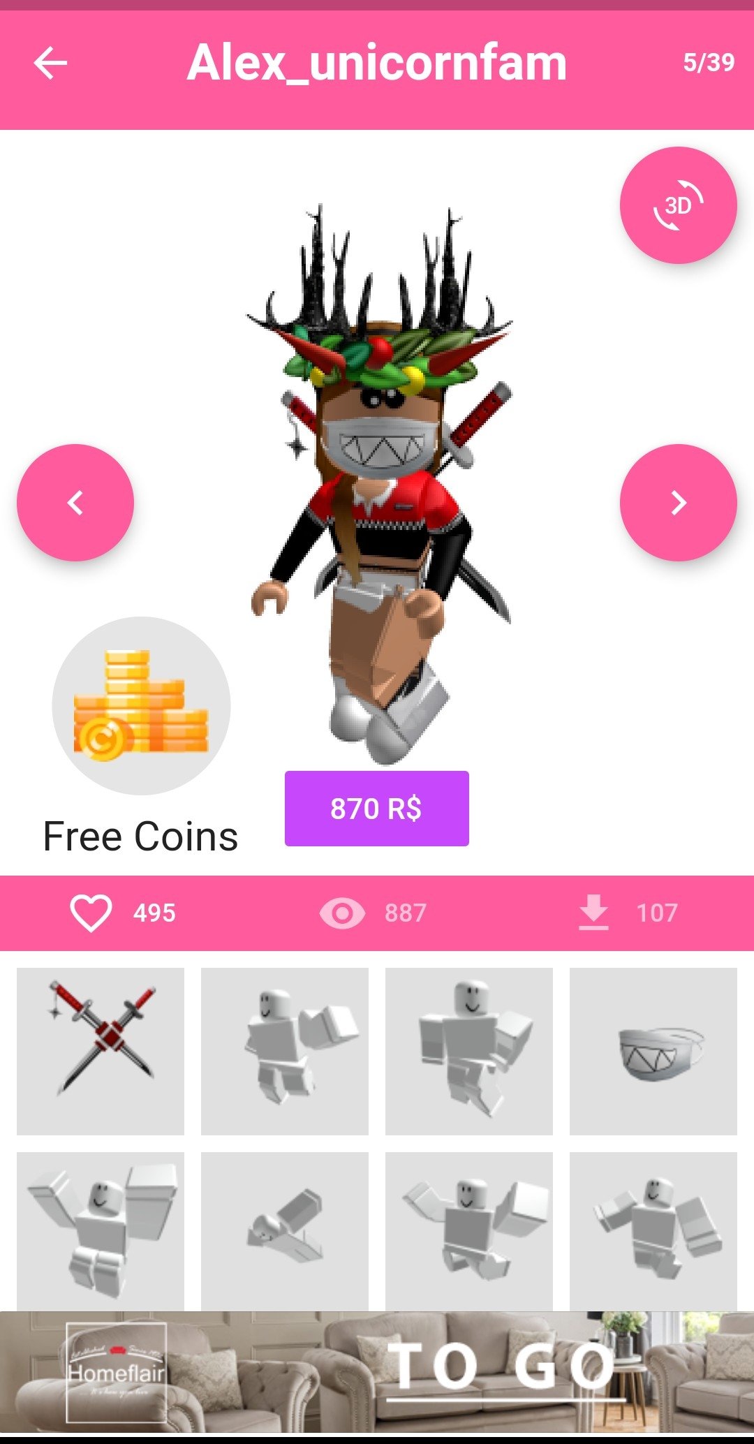 Download Skins for roblox: skin ideas android on PC