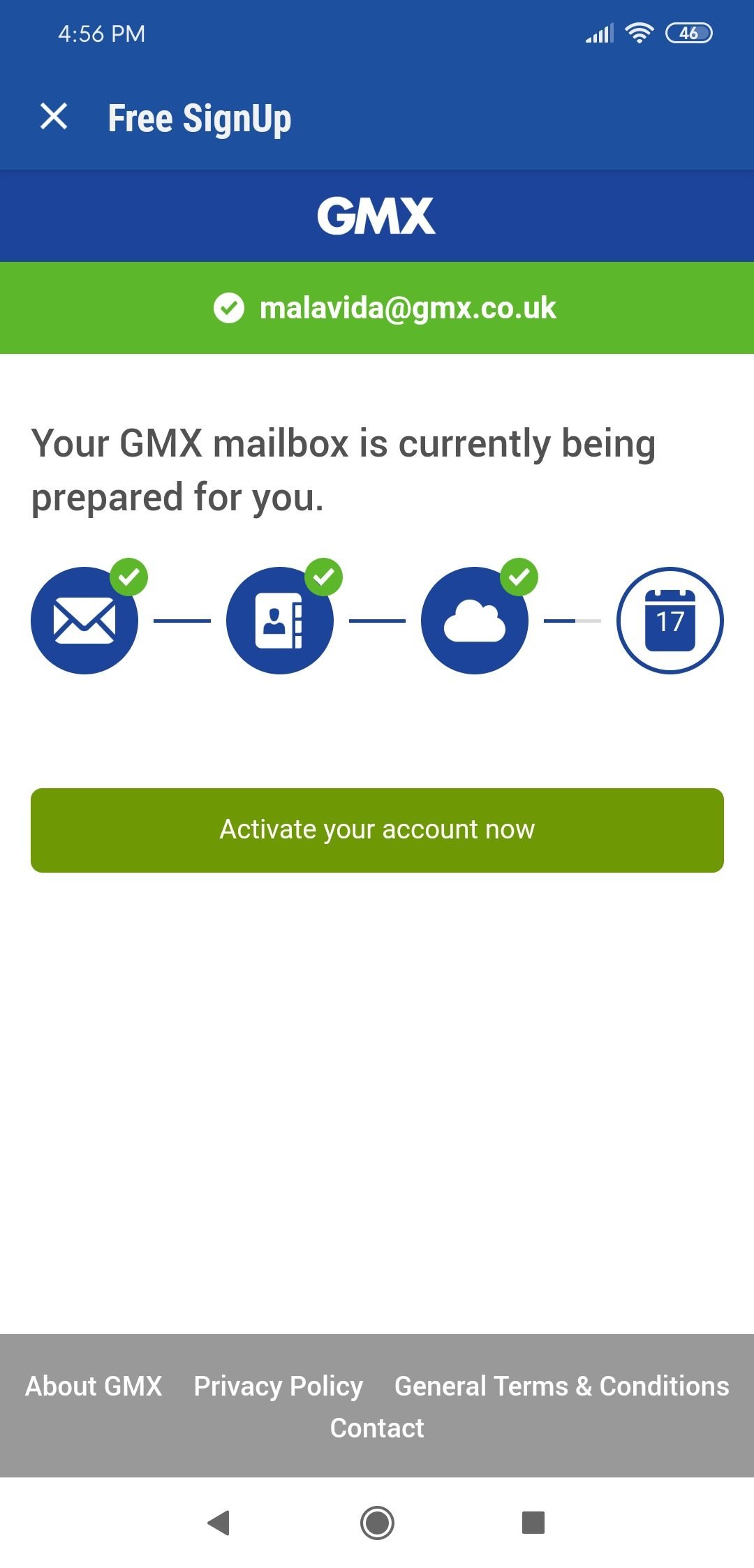 Sign up gmx GMX Mail