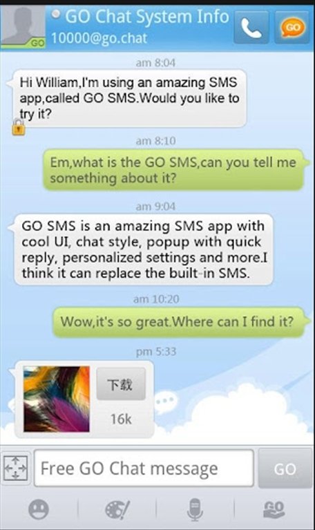 Download GO SMS Android Free