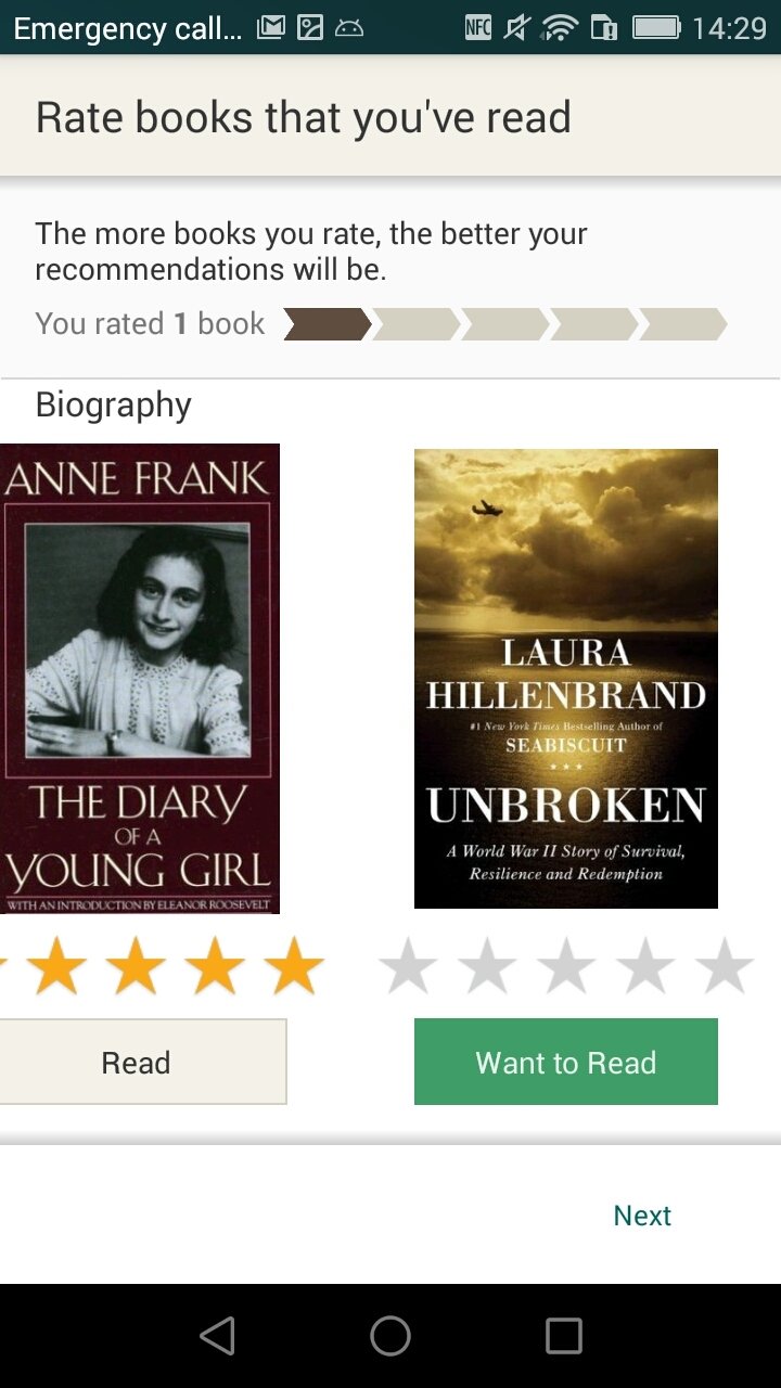 Goodreads Android 