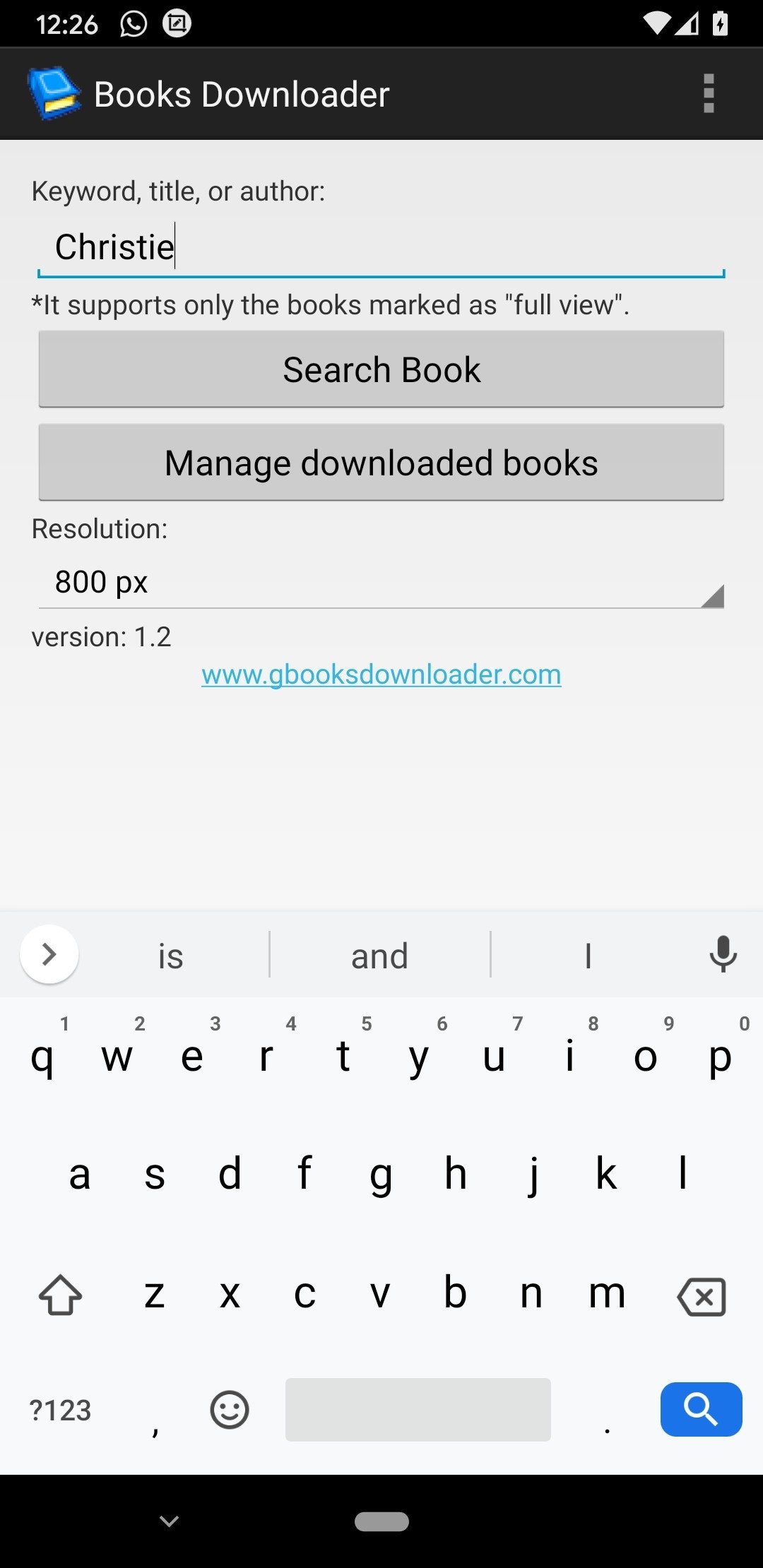 google books downloader 1.6.1