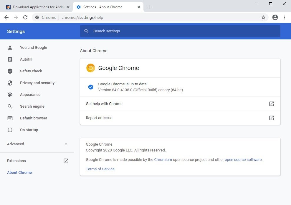 chrome canary and certificates