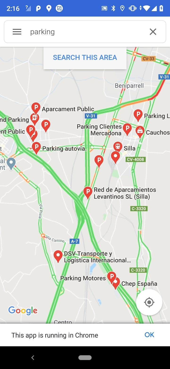 download list on google maps