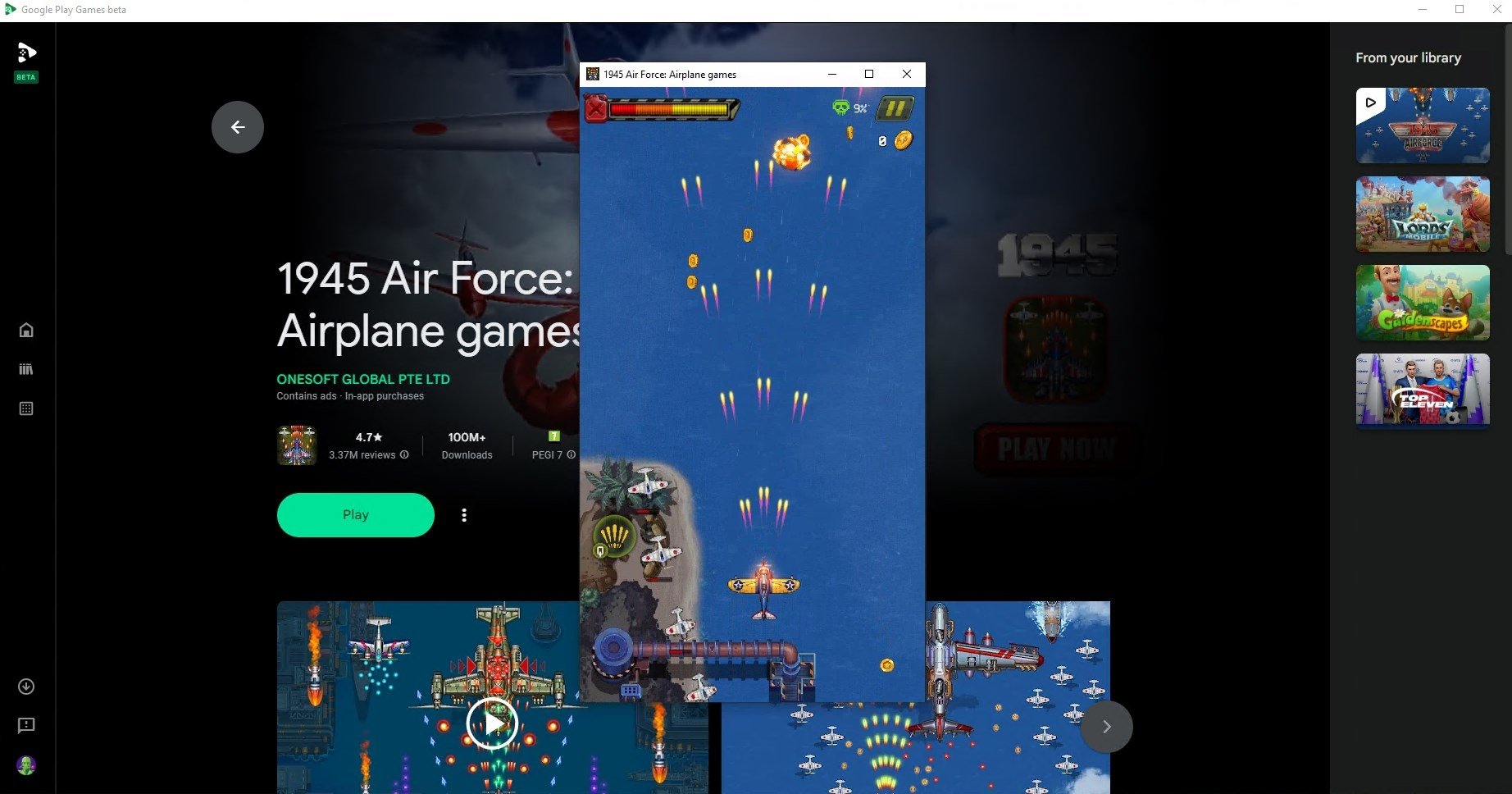 Google Play Games 23.11 - Download for PC Free