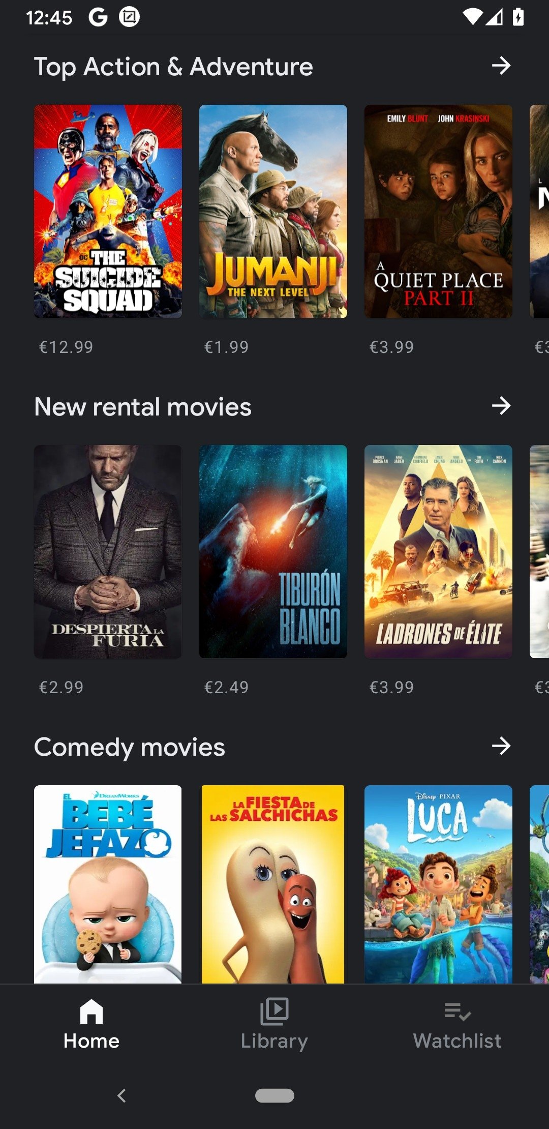 Alugue Filmes no Google Play F R$ 4 - Promobit