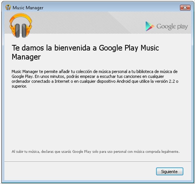 google music manager download pc