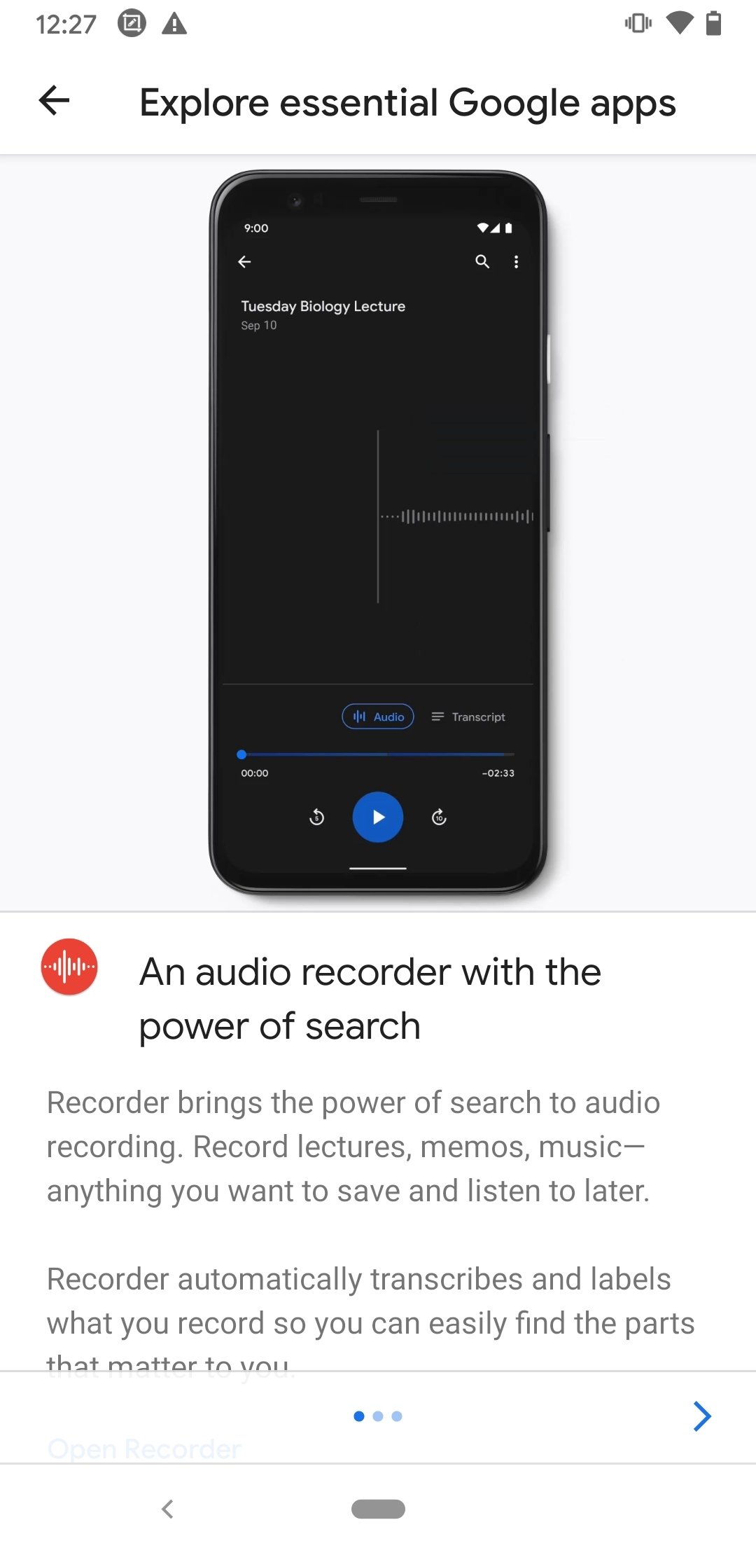 Google Recorder APK Download For Android Free