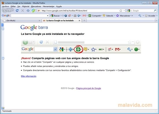 Google Toolbar Firefox 7 1 20110512w Beta Descargar Para Pc Gratis