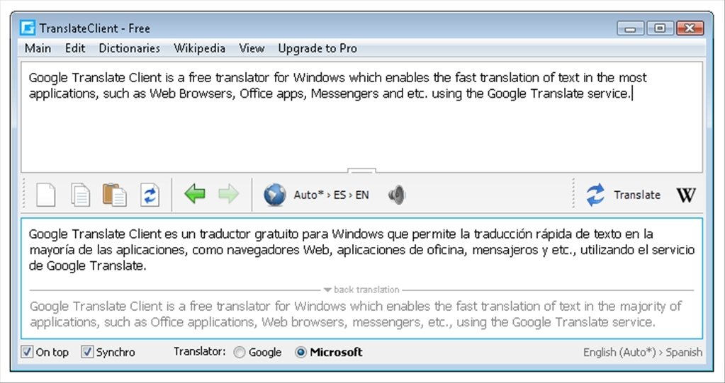 google translate download for windows 7