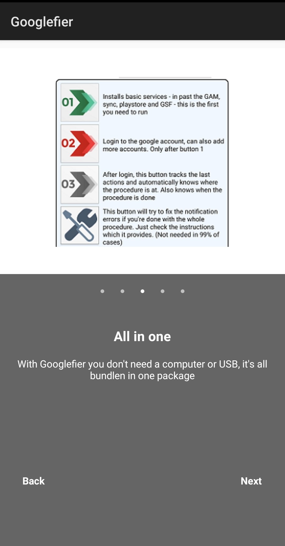 Googlefier как пользоваться. Googlefier