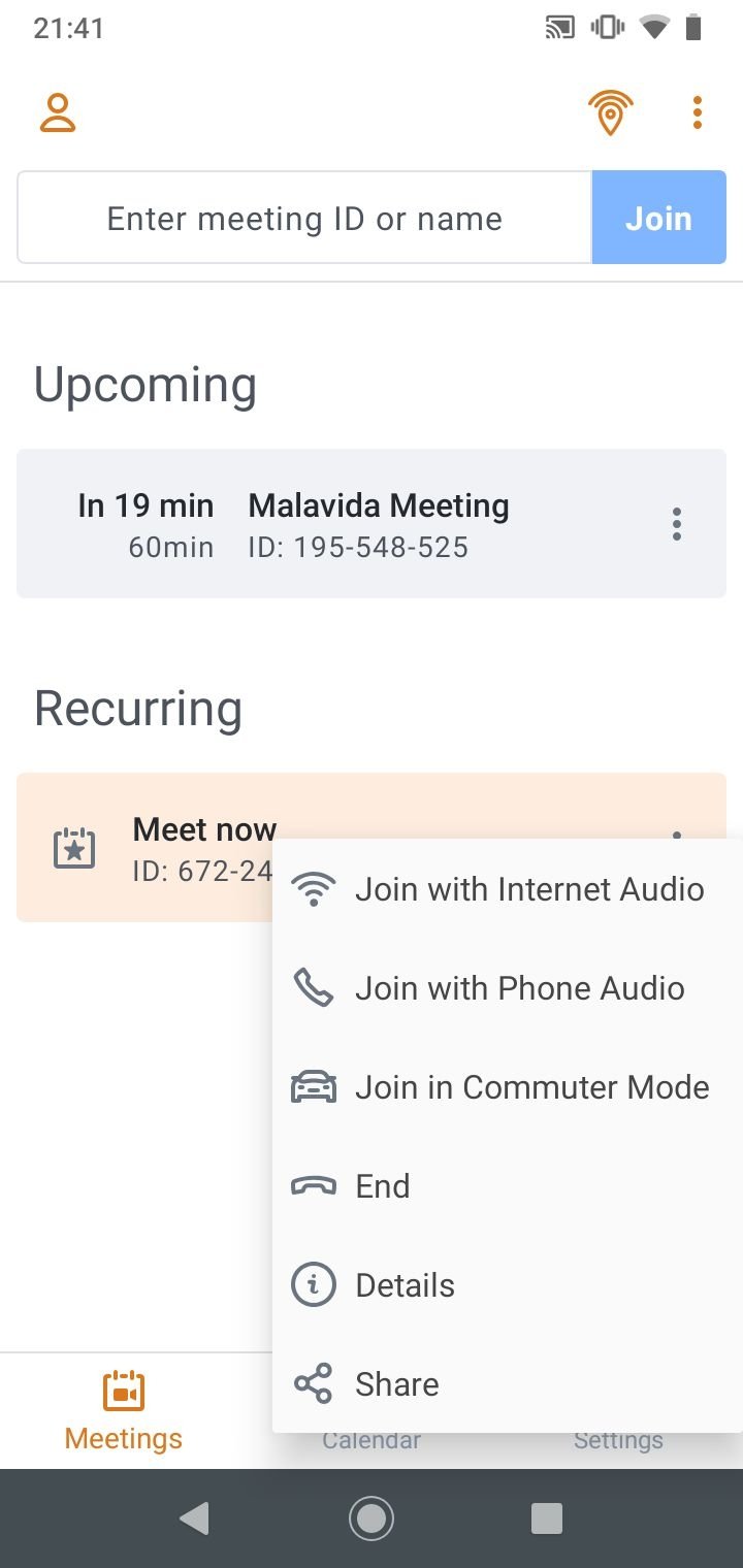 gotomeeting app within google calendar