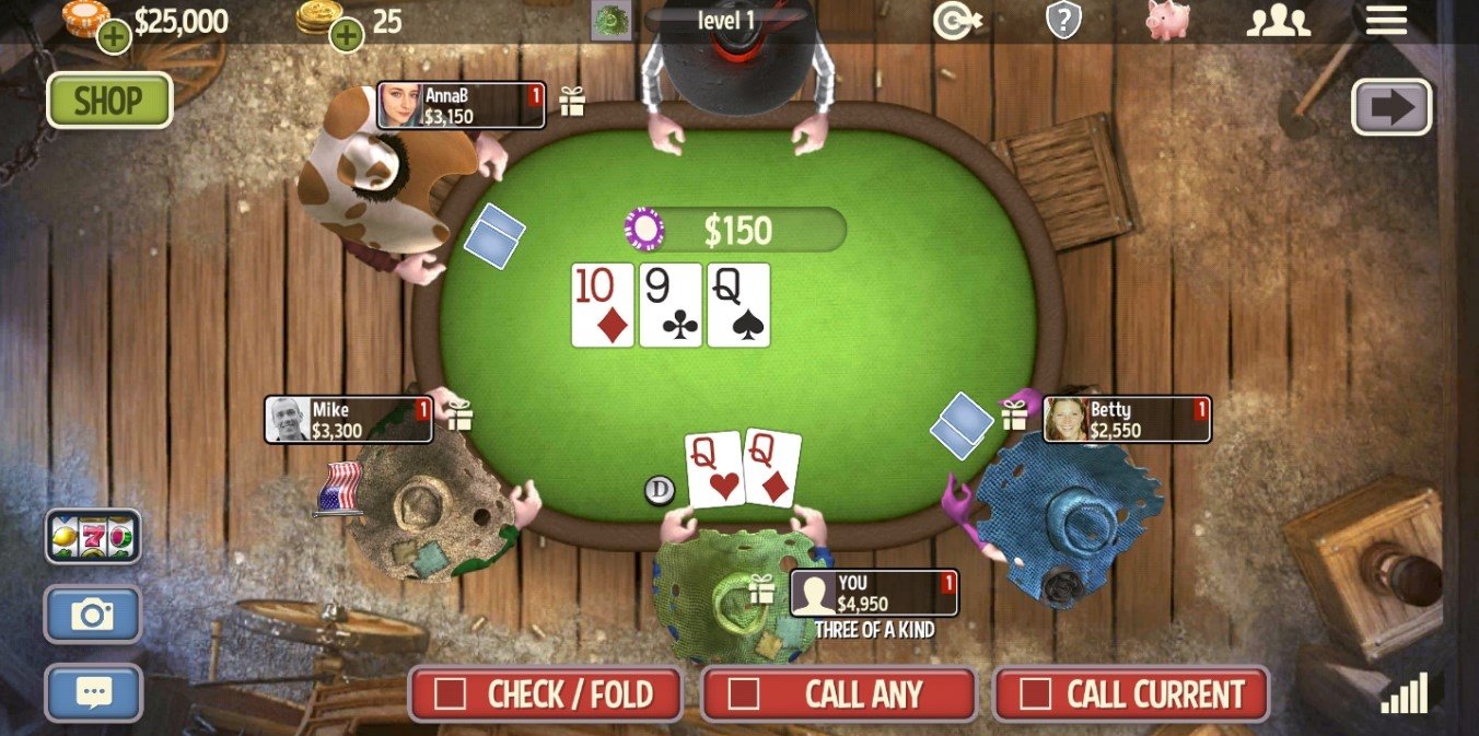 governor of poker 3 android unlimited money