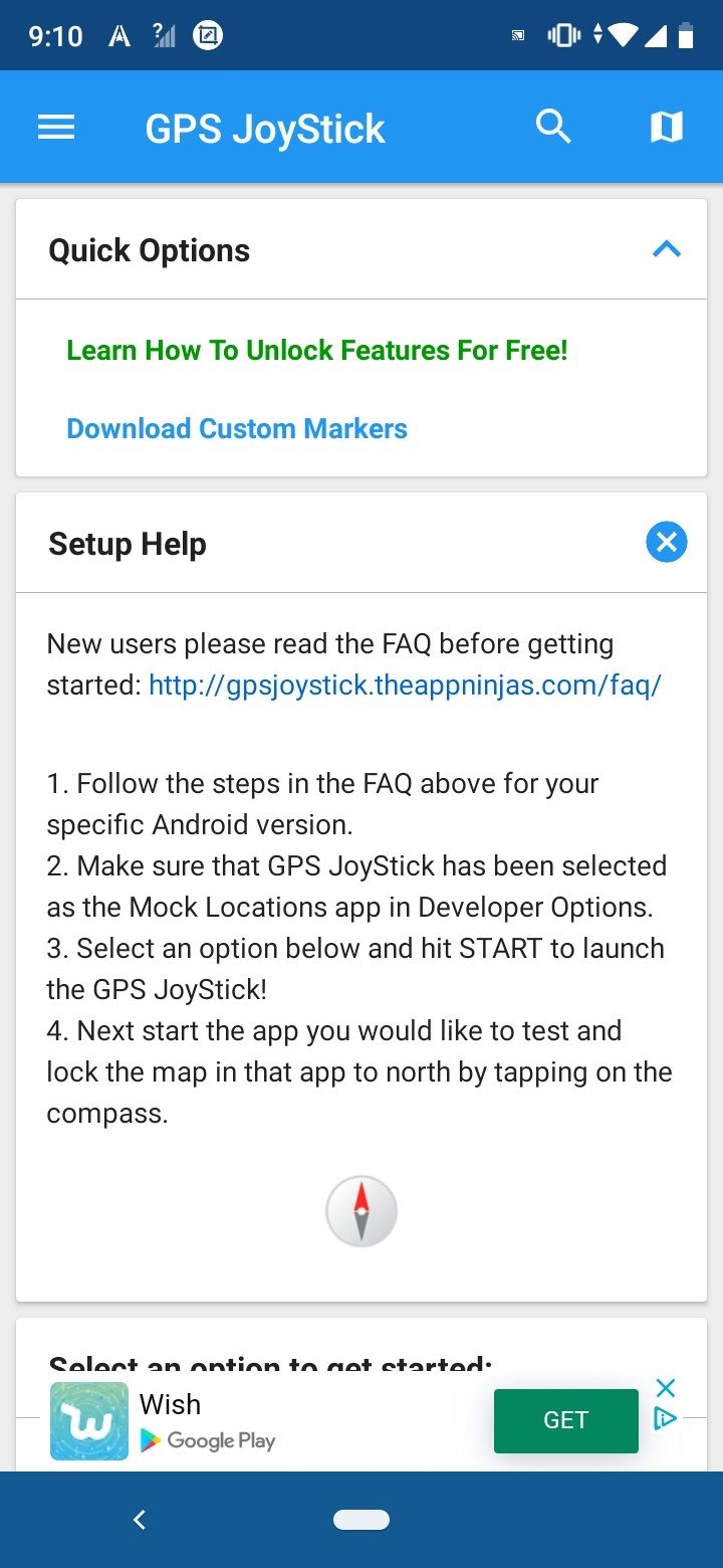 GPS JoyStick Android