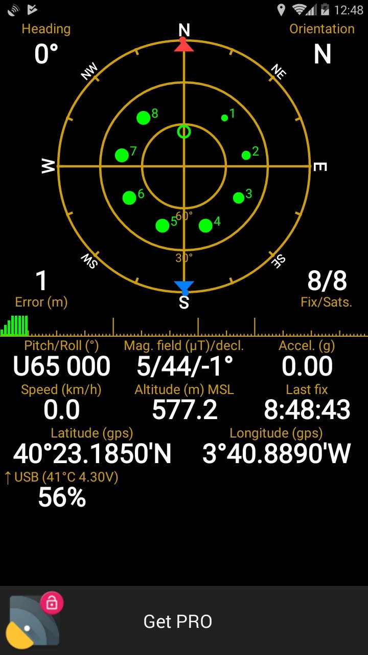 gps status android