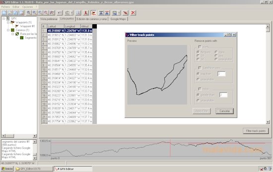 linux gpx editor