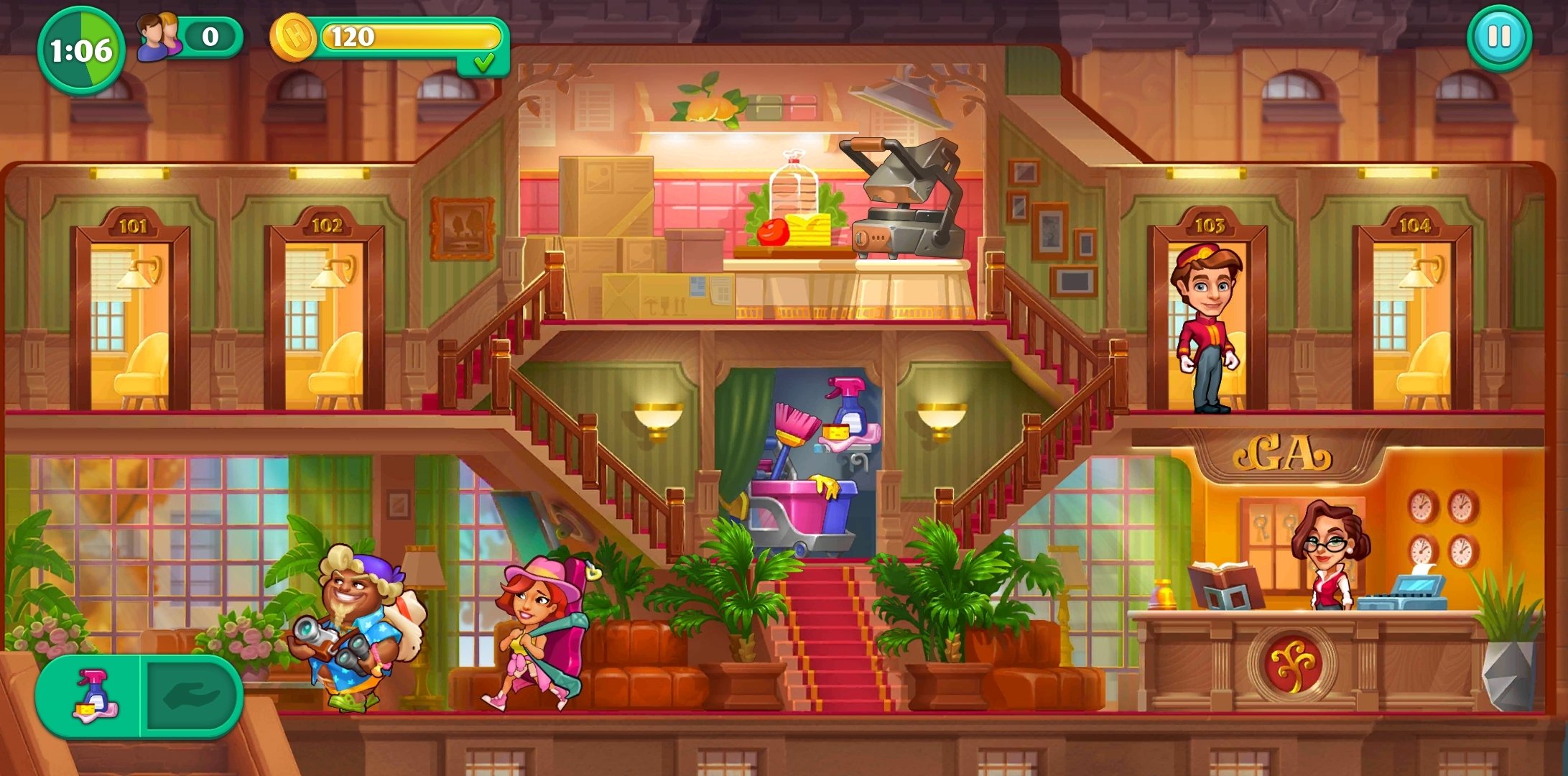 Grand Hotel Mania 1.10.1.4 - Скачать для Android APK бесплатно