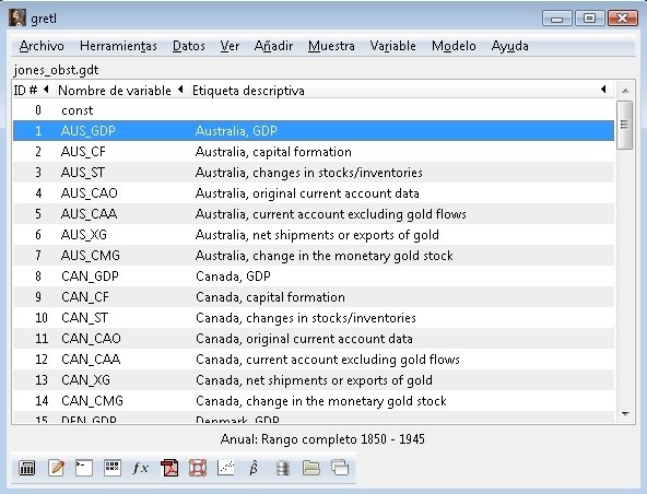gretl software