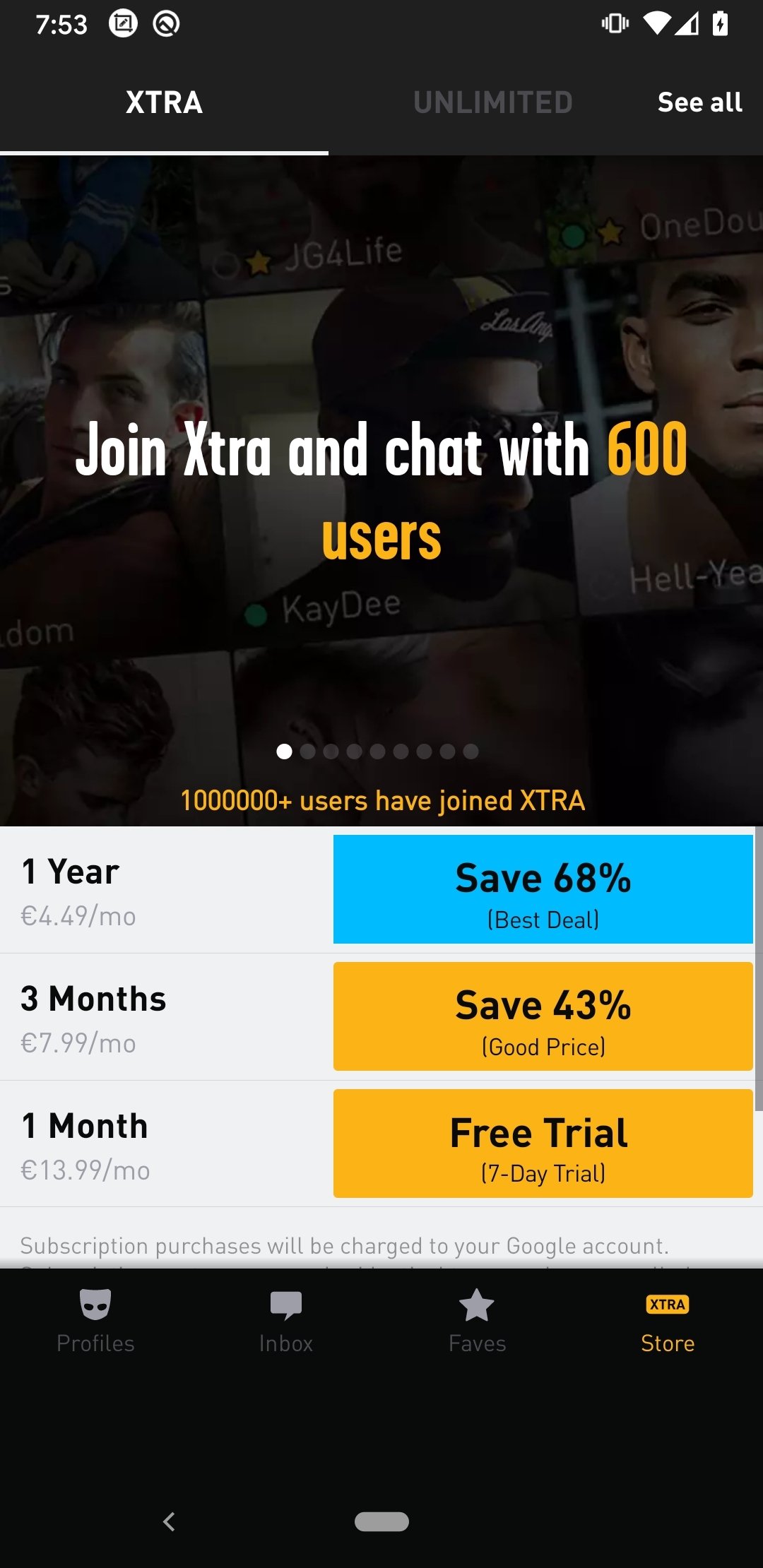 Grindr xtra free download apk