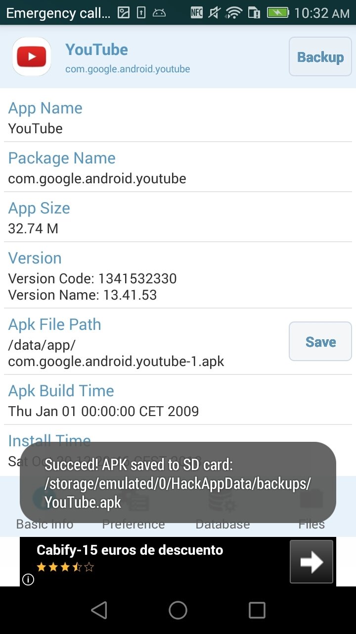 Hack app data apk