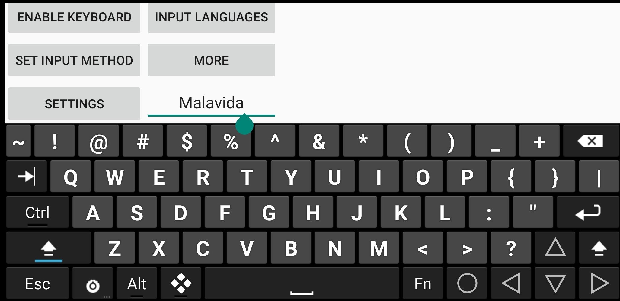 Hacker's Keyboard for Android