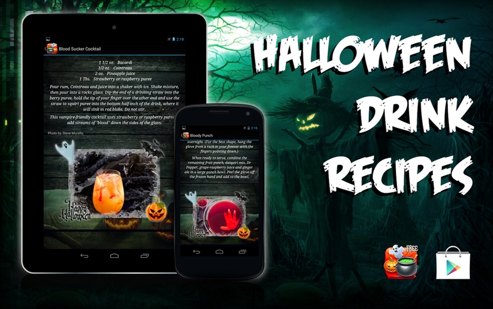 Halloween Drink Recipes Android