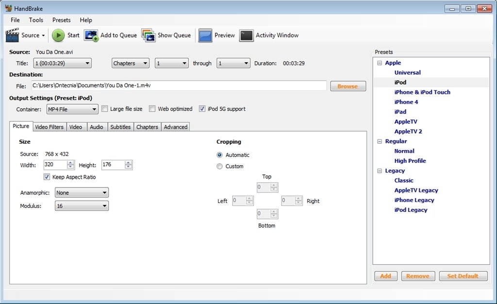 handbrake for windows 10 32 bit